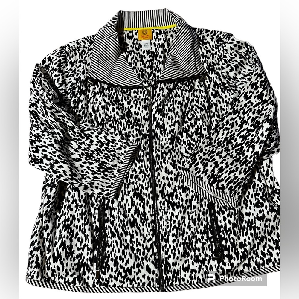 Ruby Rd. Black & White Jacket